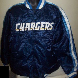 LOS ANGELES CHARGERS STARTER Snap Down Jacket 3X 4X